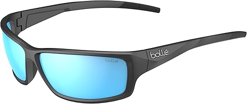 Bollé - CERBER, negro mate, azul cielo polarizado, mediano-grande, gafas de sol, unisex, adulto