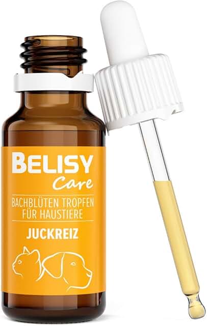 BELISY Itching Bach Flower Drops for Dogs & Cats - Against Itching - Emergency Drops for Pets - Grooming & Skin Care - Original Blend According to Dr. Bach - 20 ml product image