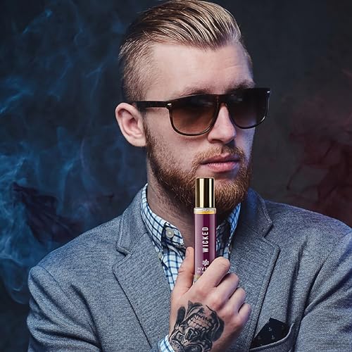 Image of HVNLY Wicked Eau De Parfum For Men | Long Lasting Luxury Perfume |Orange Blossom, Bergamot, Lemon | Best Gift For Anniversary, Birthday, Wedding | Office Wear, Casual Wear | 15 ml