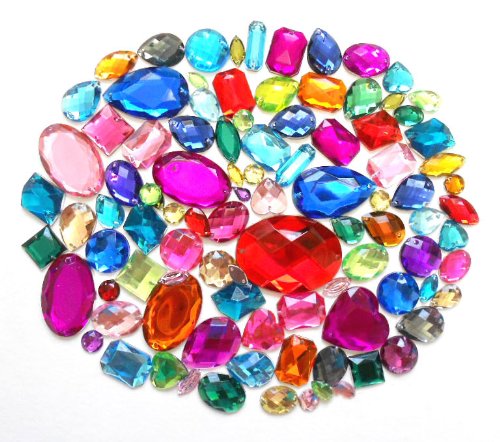 ラブ　ストーン Amazon.com: LOVEKITTY TM 100 pc lot Sew-On Gems Mixed Colors