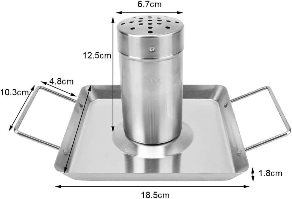 JSEIAJB Stainless Steel Roast Pan Barbecue Roasting Nonstick Grilled Holder Detachable BBQ Tool Beer Roast