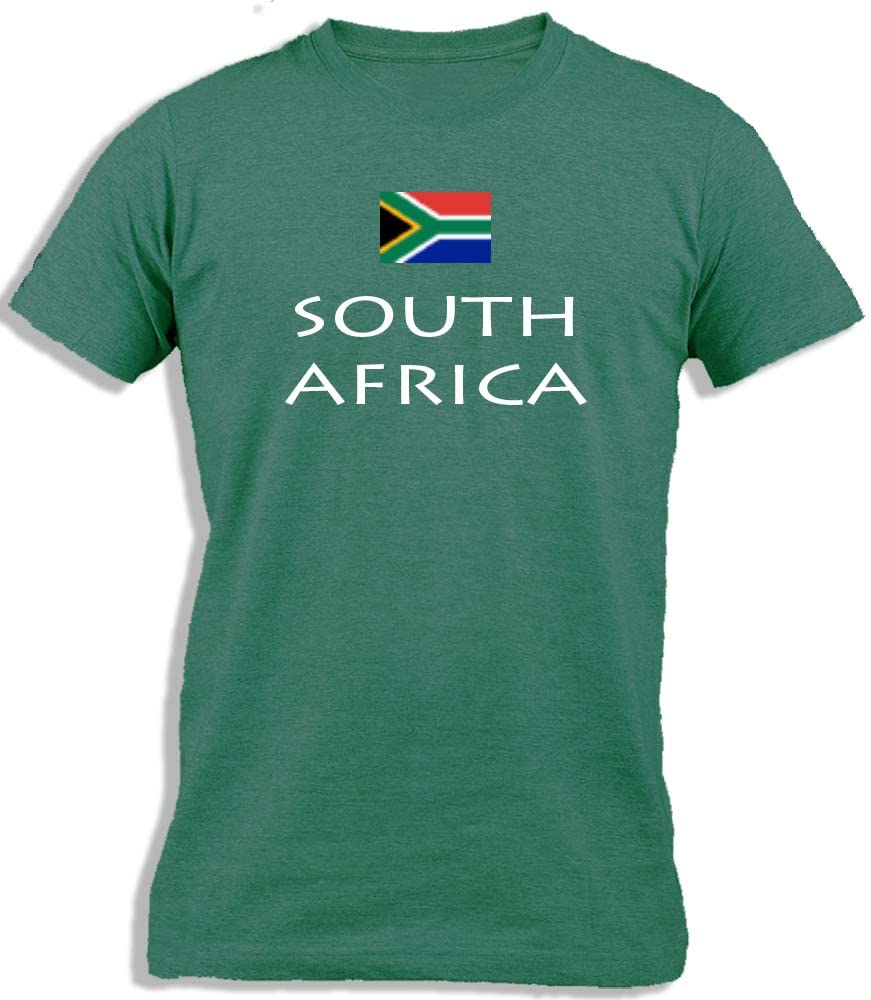 Ay Cabron™ South Africa With Flag | Flag Of South Africa Cotton T-Shirt For Men