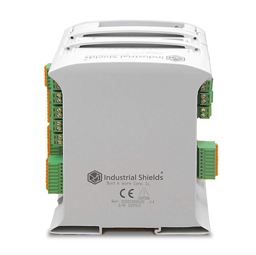 Controlador Industrial Raspberry PLC 19R – 16 Entradas Digitales y 8 Relés – CPU Raspberry Pi – RS-485 Modbus y Ethernet – Montaje DIN – Industrial Shields