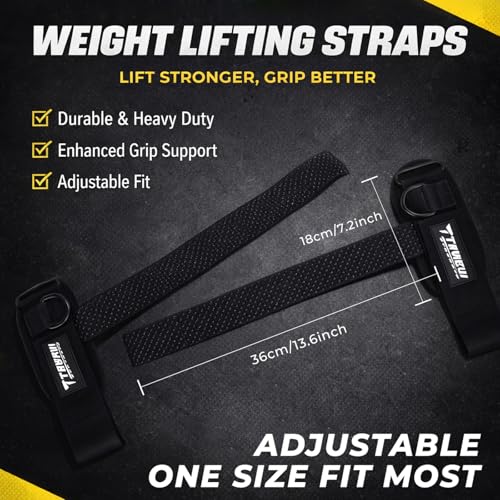 Sangles de levage robustes contre la fatigue des mains en musculation - 7