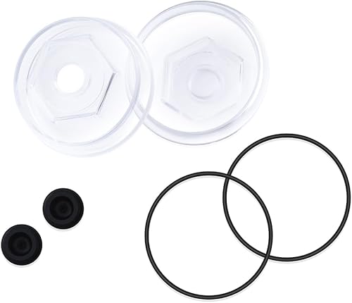 Miniatura 9 de 183772-KIT Kit de tapa de aceite de repuesto de cubo de remolque de 4 pulgadas compatible con cubierta de rodamiento Dexter 10K-16K y ejes 10K -