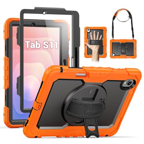 Image of SEYMAC Case for Samsung Galaxy Tab S11 5G 11 inch (SM-X730, SM-X736), Orange
