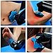 Mighty Bliss Deep Tissue And Back Massager Cordless Handheld Electric Percussion Muscle Massager Machine - Long Handle Full Body Therapy Massager For Neck, Shoulder, Back, Leg, Feet - 6 Heads Included