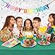 Hefoklu Happy Birthday Banner Geburtstagsdeko Pre-Strung Bunte Dekoration Girlande Erste Baby Dusche Regenbogen Party Supplies Papier Flagge Buchstaben für Erwachsene, Kinder, Mädchen, Frauen Deko