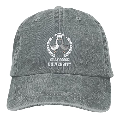 Image of Funny Goose Hat Silly Goose On The Loose Trucker Hat Women Vintage Mesh Cap for Summer