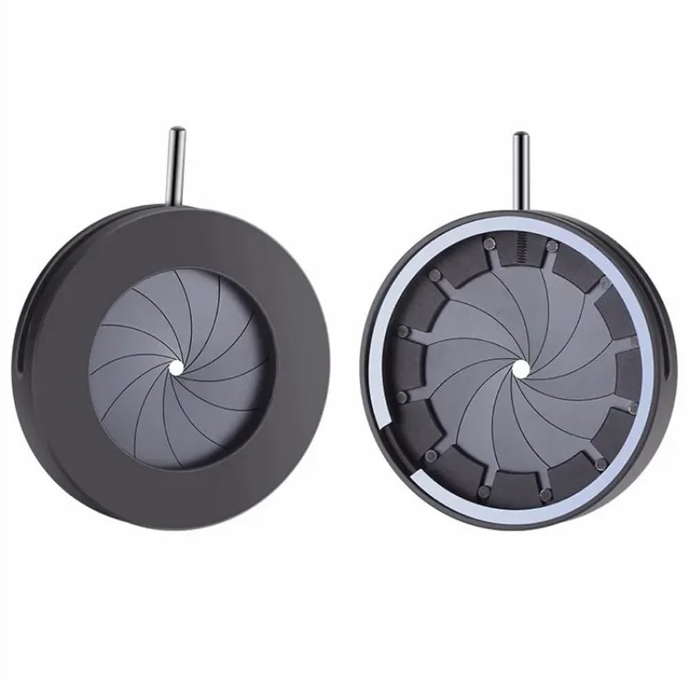 Microscope 1.5-23mm Optical Iris Diaphragm Module Adjustable Manual Aperture M4 Bracket Optional for Microscope Camera