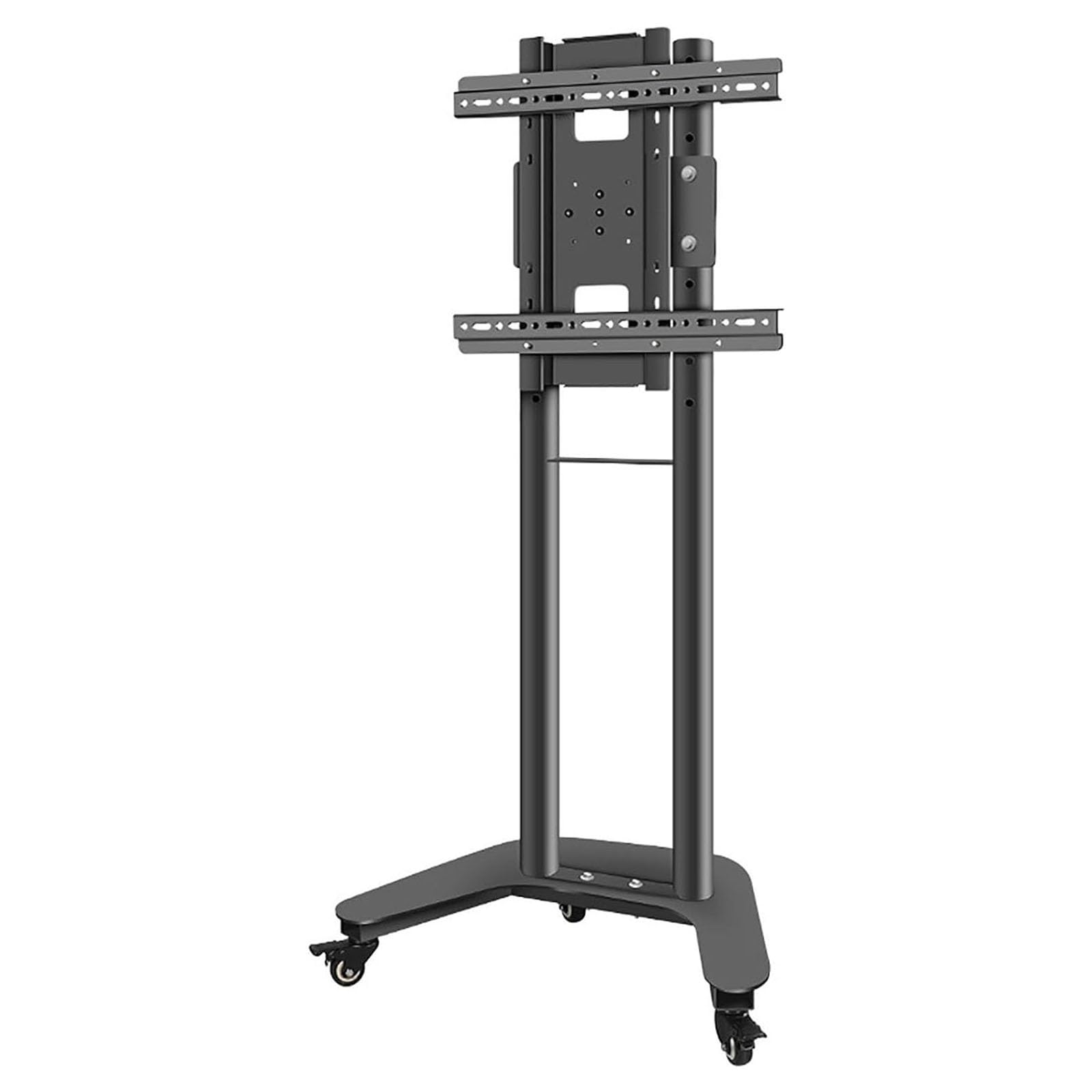 HPTHLY Conference Room Podium Universal Tv Floor Stand - Mobile Tv Cart With Wheels For 32-60 Inch Tvs, With 0-90° Horizontal And Vertical Screen Switching, Max Vesa 400X400Mm, Rolli