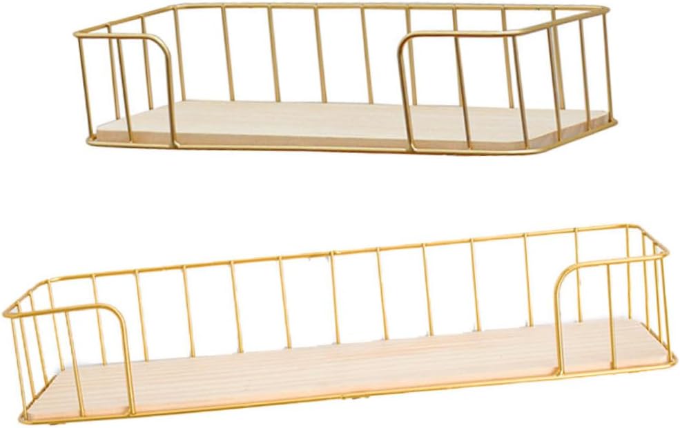 Mipcase 2pcs Metal Plant Stand for Wall-Mounted Flowerpot Holder Tiered Rack for Succulent Pots and Plants Space-Saving Decorative Shelf