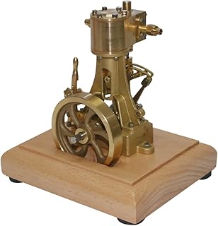 Generisch Dampfmaschine Mini Metall Motor Modell, 1,85CC Einzelzylinder für Erwachsene, Experimentierkasten für wissenschaftliche Experimente