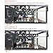 PC Test Bench,Open Air PC Case,Open Frame Computer Chassis, DIY Stackable Techbench Server Rack Mount PC Case for ATX MATX ETAX X79 X99 X10DRL-I X12DPI-N6 Micro ATX Motherboards