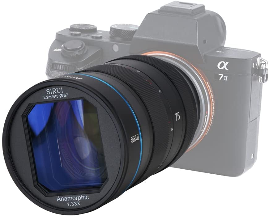 SIRUI Anamorphic1.33x 75mm F1.8 EF-Mマウント Amazon.com : SIRUI 75mm F1.8 1.33X APS-C Anamorphic Lens for EF-M