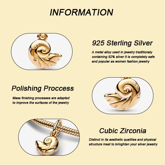 Summer Sea Animal Blue Charms 925 Sterling Silver with Cubic Zirconia for Women Bracelets and Necklaces in S925 Sterling Silver,Mother's Day2