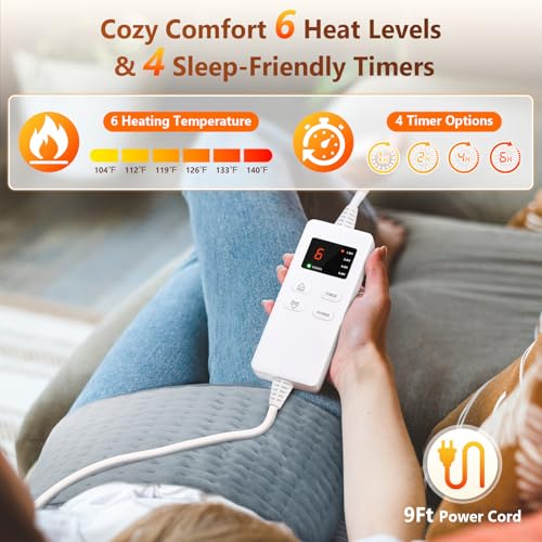 Save 21% on Kyehuy Extra Large Heating Pad with 6 Heat Levels - Image 4