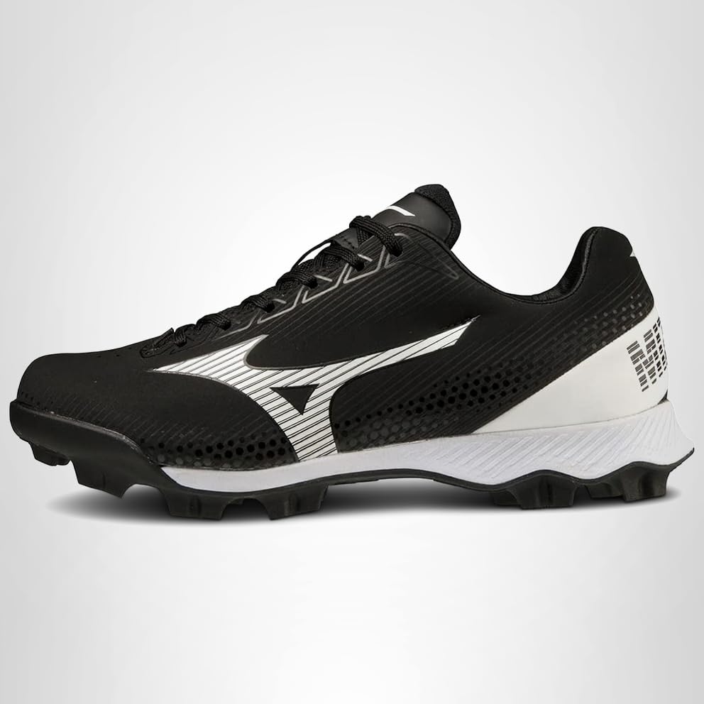 Amazon.com | Mizuno Wave Finch Lightrevo Jr Softball Shoe, Black