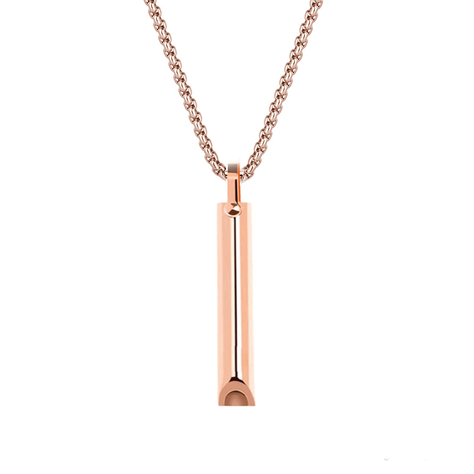 Stainless Steel Anxiety Necklace, Anxiety Relief Items,Mindful Breathing Necklace,The Necklace For Anxiety, Stress, Panic Attack Relief Meditation Tools