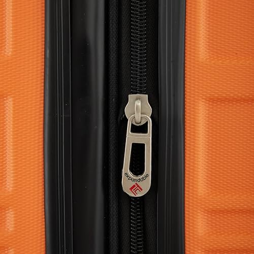 Image of Travelers Club Phoenix Luggage, Sun Orange, 22-Inch Carry-On