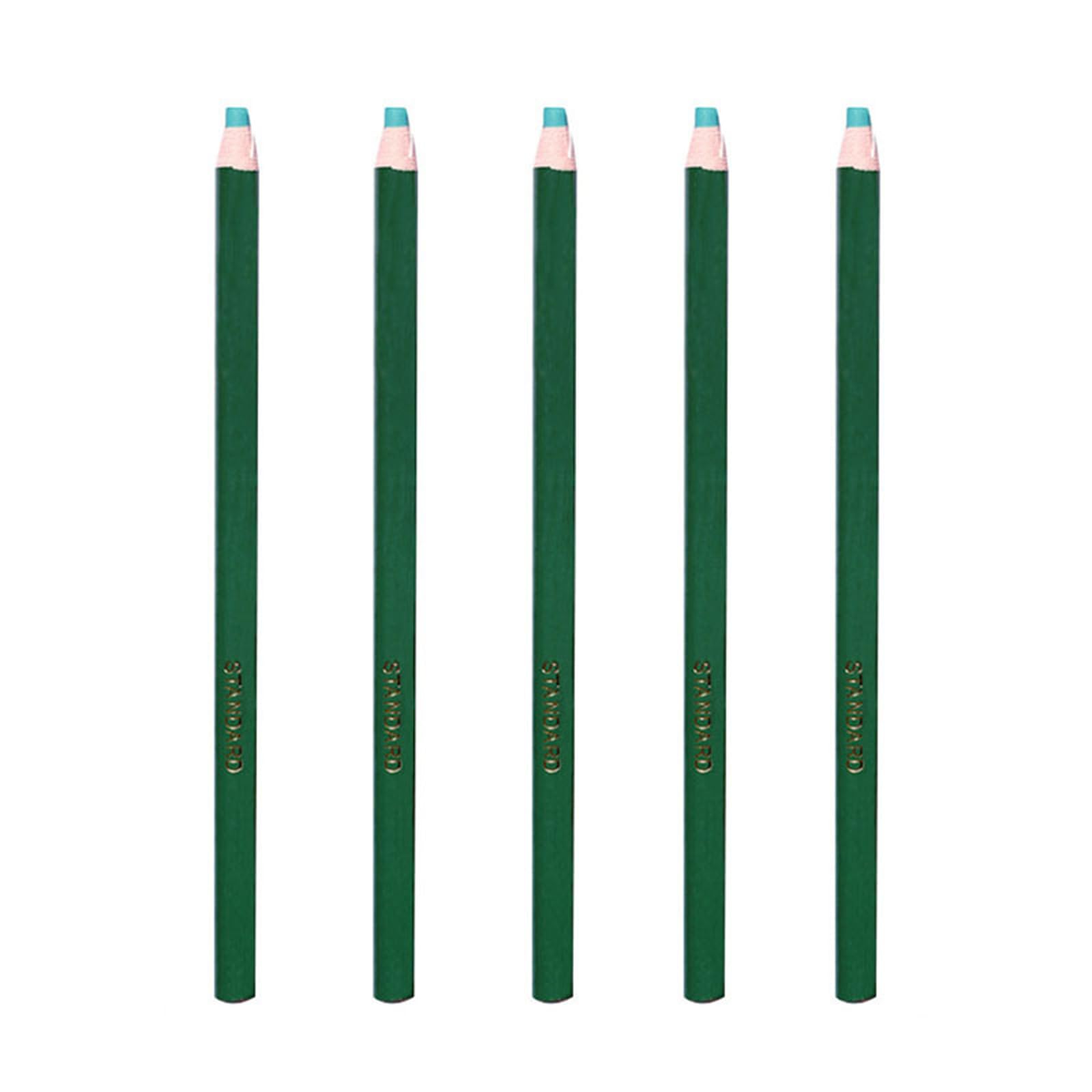Tsophreniq Green 5Pcs String Pull Markers For Sewing Projects And Childrens Art Activity String Crayon