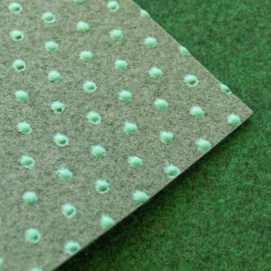 Decoweb Moquette d'extérieur Verte sur plots - 2m x 5m = 10m²