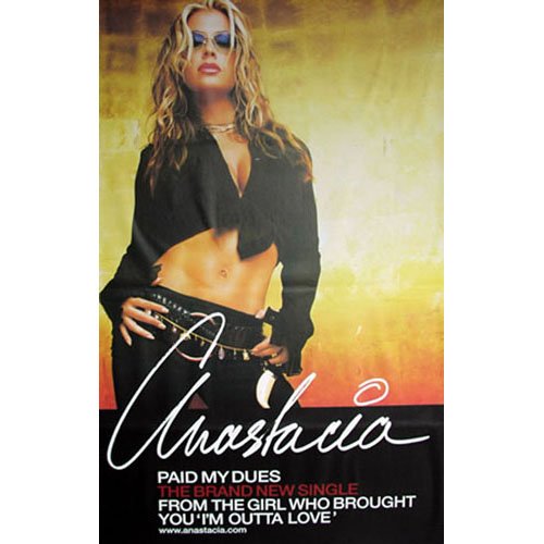 Poster Anastacia Paid My Dues 100X150 cm revivez la magie pop rock