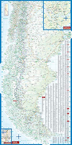 Chile Laminated Map By Borch (English, Spanish, French, Italian And German Edition) #TOP1