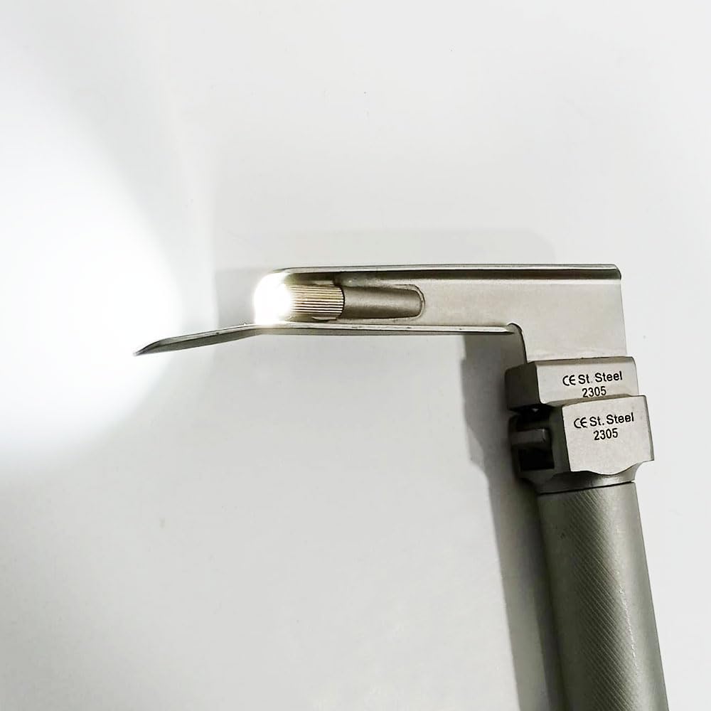 DESCO LED Laryngoscope Set with Infant/Pediatric Miller 00, 0 and 1 Type Blade - Image 3 thumbnail