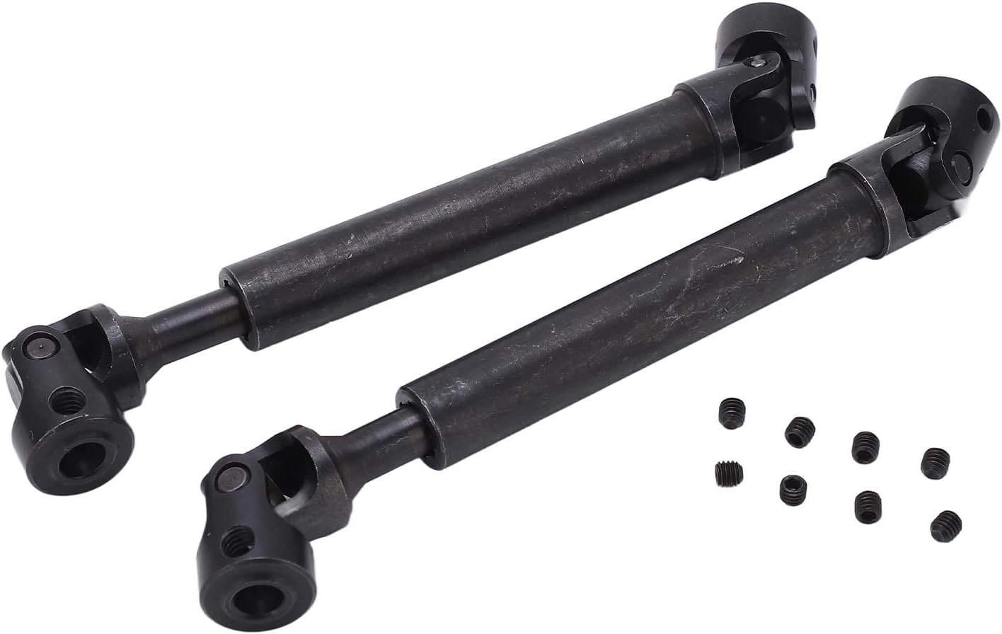 PilipaneHardened Steel Universal Drive Shaft, Universal Hardened Steel Center Drive Shaft Upgrades Parts Accessories for Absima Sherpa 1/8 Remote Control Car Upgrade Parts