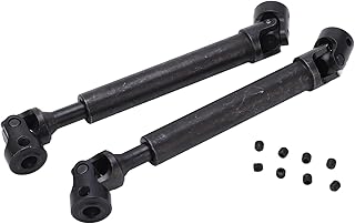 Pilipane Hardened Steel Universal Drive Shaft, Universal Hardened Steel Center Drive Shaft Upgrades Parts Accessories for Absima Sherpa 1/8 Remote Control Car Upgrade Parts