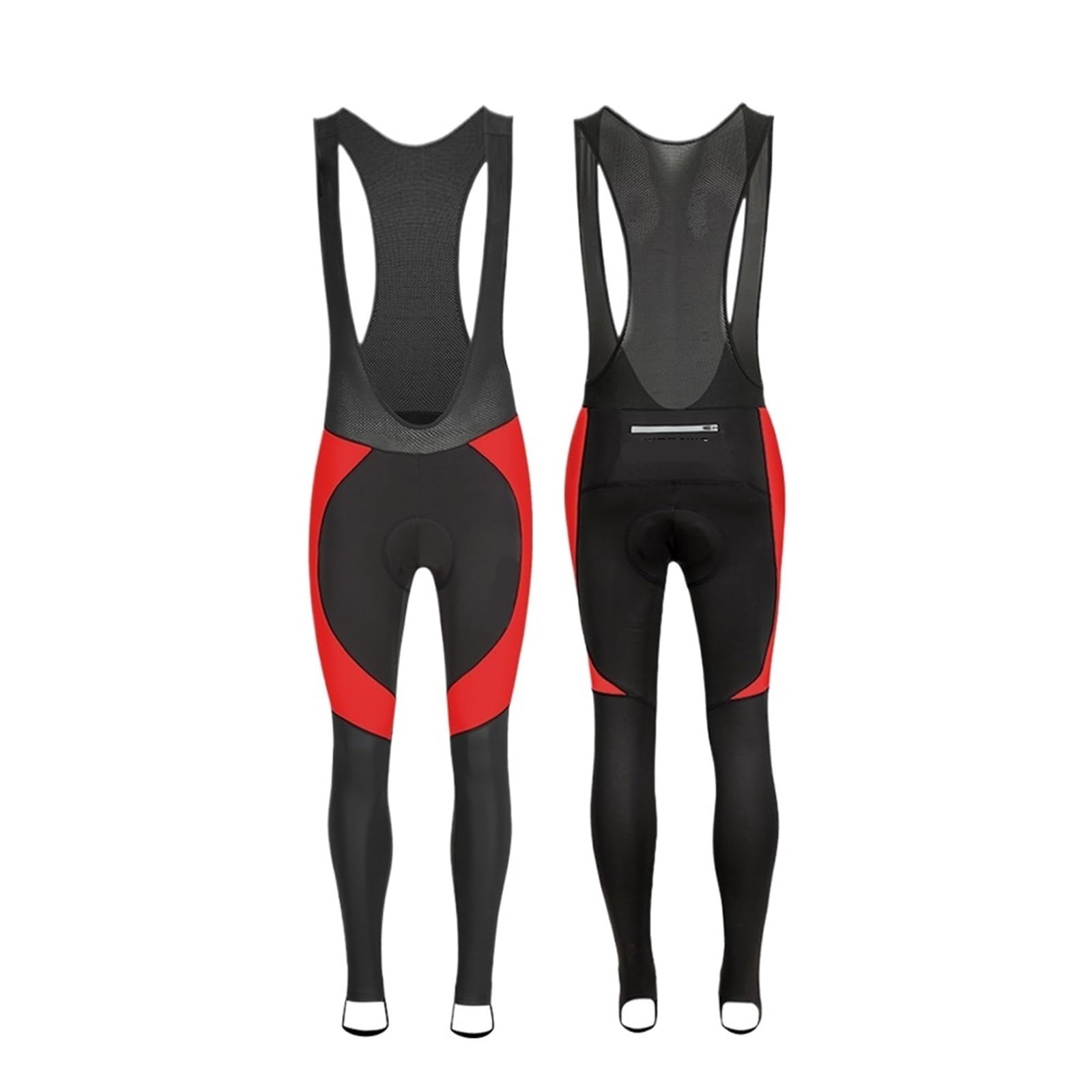 Pantalones de Ciclismo para Hombre Pantalones con Tirantes de Ciclismo for Hombre, Pantalones Cortos térmicos Reflectantes for Invierno, Almohadilla Gel for, Largos