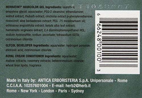 Miniatura 3 de Herbatint Gel permanente de tinte para el cabello, negro, 1N, paquete de 2