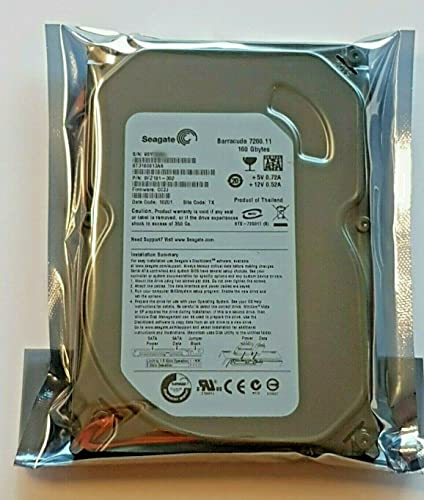 Disco duro SATA 160 GB ST3160813AS de 3,5 pulgadas para almacenamiento interno de PC