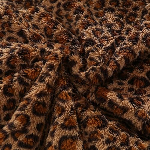 Girls Fleece Jacket Fuzzy Fur Sherpa Leopard Long Sleeve Turtleneck Toddler Winter Coat Kids Thermal Zip Up Jackets4