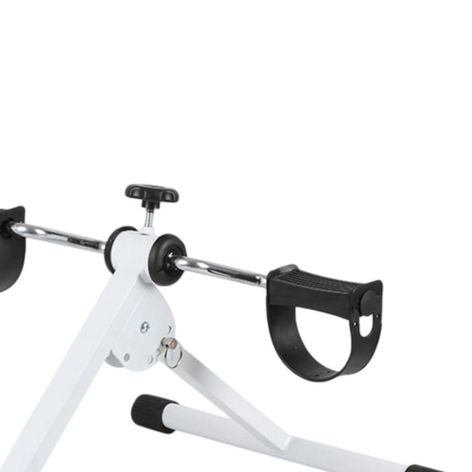 MERISHOPP Folding Pedal Exerciser Mini Under Desk Exercise Bike for Office Indoor Home | Sports Equipment | Outdoor Sports Gear | Exercise Gear-image-45