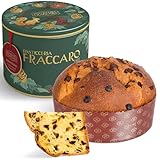 Chocolate Panettone Italian Cake from Italy (26.4 Oz - 750 Gr) Pasticceria Fraccaro 1932, Italian Christmas Cake with Chocolate Chips, Naturally Leavened with Sourdough, Christmas Tin Gift