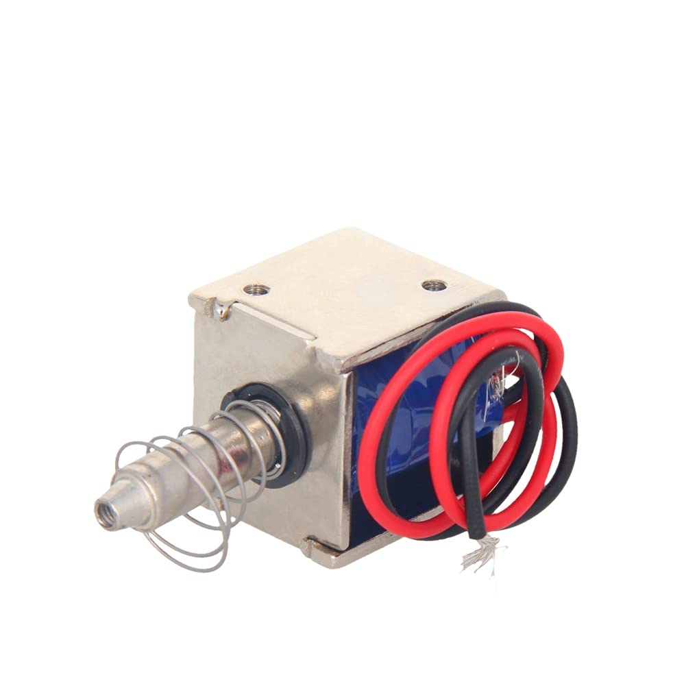 Électroaimant Linéaire 12V - Solénoïde DC Pour Automatisme, Distributeurs, Appareils Ménagers - 4