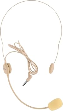 NEEWER Microphone Headset, Mono Track for Wired Voice Amplifier, Standard 3.5mm TRS Connector Jack Head Mic Plug for Teachers, Fitness Coaches, Tourism Guides, Public Speakers, LM9