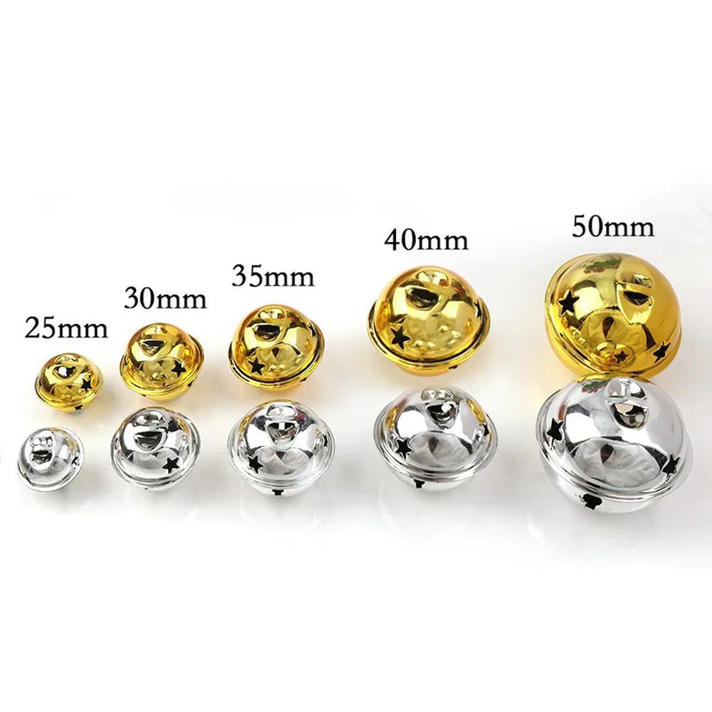 10 Pièces Pendentifs Artisanaux Mixtes - 30 X 26 Mm, Fer Plaqué Brillant Avec Clochettes Tintantes