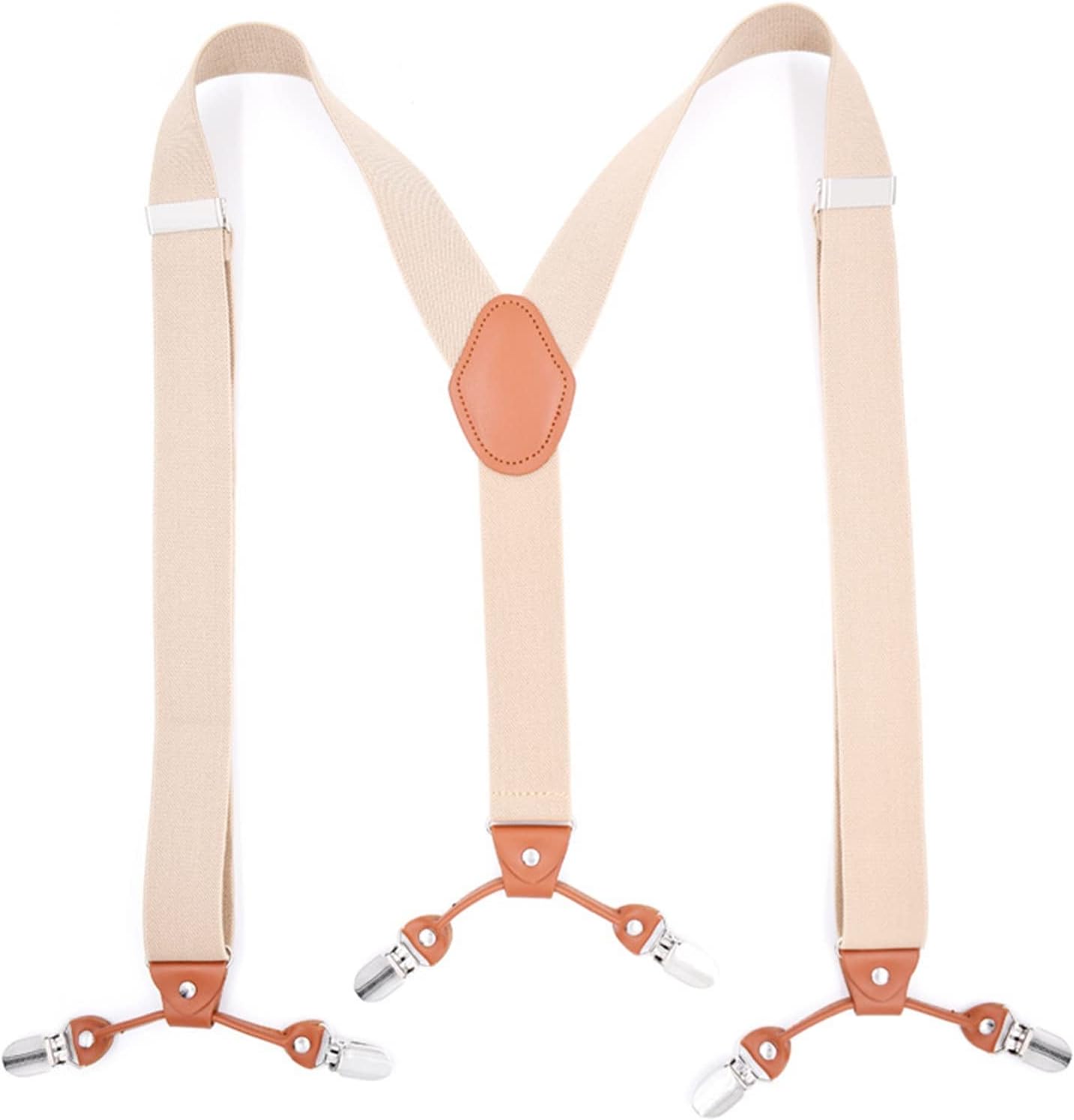 Suspenders for Men Men's Strap Elastic Adult Suspender Adjustable Clip Adjustable Brace