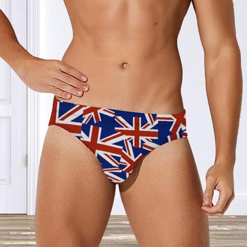 United Kingdom UK Flag Men's Swim Briefs Sexy Bikini Swimsuit Beach Shorts Underwear Low Waist4