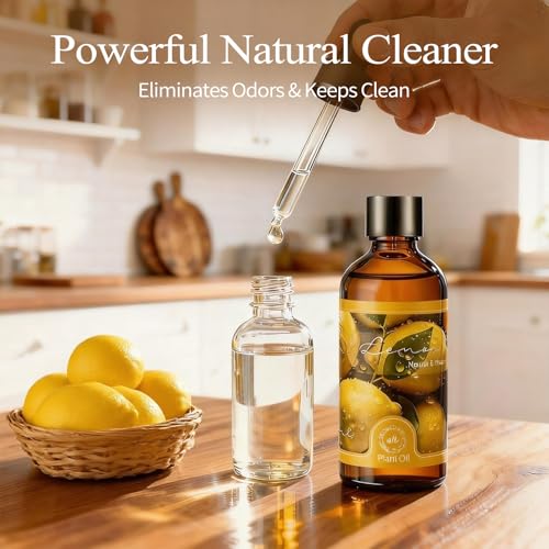 Aceite Esencial Limón 100ml con Gotero de Vidrio miniatura 2