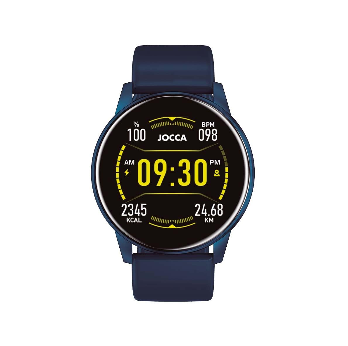 Jocca - Smartwatch | Pełny ekran dotykowy | Łączność bezprzewodowa: Bluetooth | Żywotność baterii 7-10 dni | Kompatybilny z: Android 5.1 i iOS 8.0 lub nowszy | APLIKACJA: Da Fit |