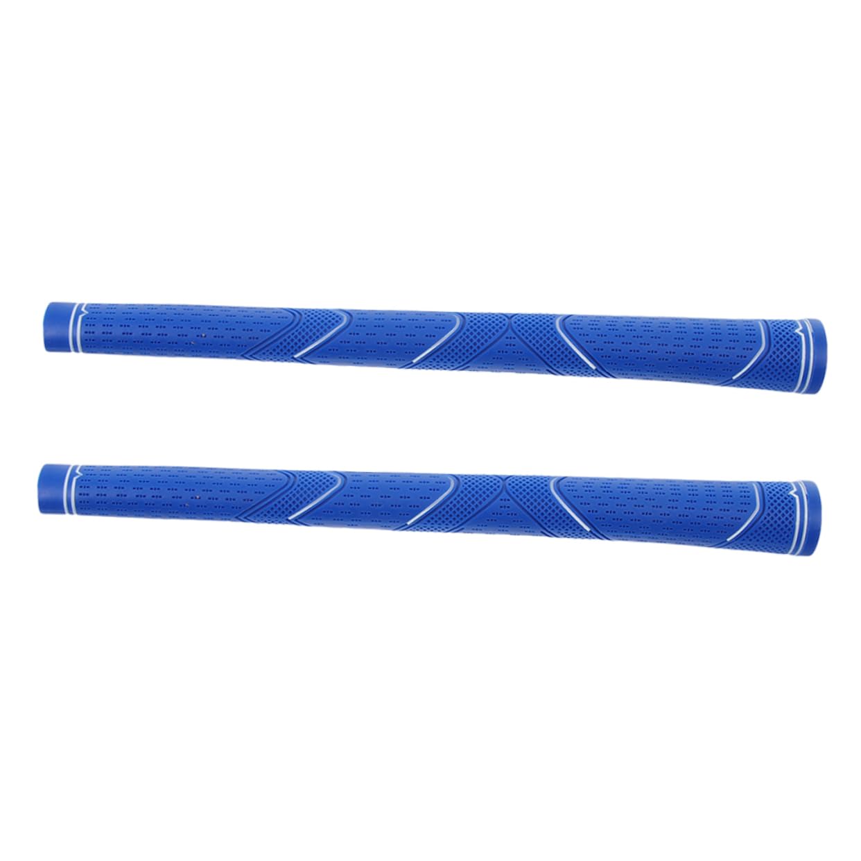 GRIRIW 2Pcs Rubber Golf Grip Replacement Kit Non Slip Training Handle for Beginners Portable Grip Sleeves for Improved Swing Stability and Enhanced Control Golfing Practice
