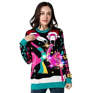 Light-Up Flamingo Pair Jumper