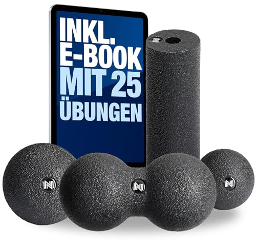 NAJATO Sports Faszien Set - Inkl. Faszienrolle, Faszienball, Duoball &...