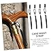 FOMIYES 4pcs Cane Wrist Strap Phone Lanyard and Tag for Walking Stick and Water-Resistant
