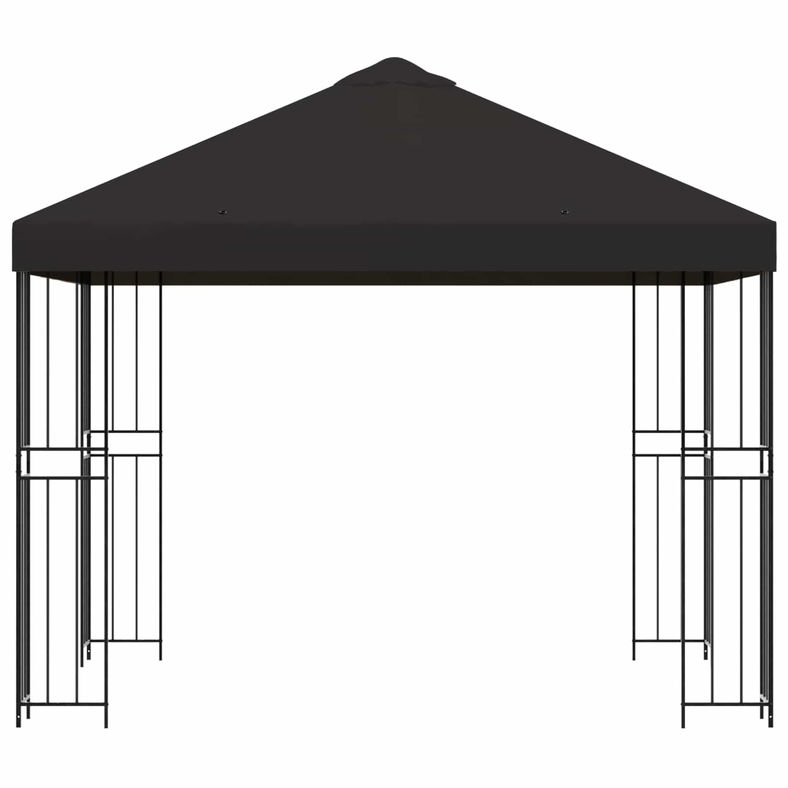 Pawilon 3 x 3 m antracyt poliester stal