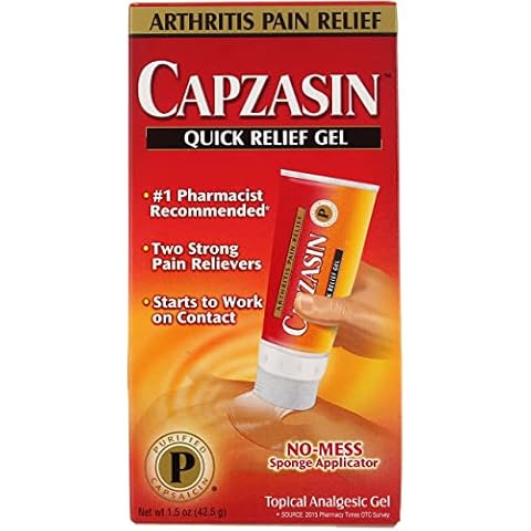 Capzasin Capzasin Arthritis Pain Relief Quick Relief Gel, 1.5 oz (Pack of 3) Cover